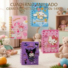CUADERNO ANILLADO CIERRE MAGNETICO 4005 (100k-1400)