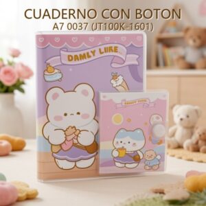 CUADERNO CON BOTON A7 0037 (JT100K-1601)