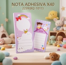 NOTA ADHESIVA X40 2239(BQ-1011)