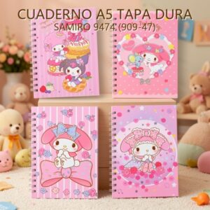 CUADERNO A5 TAPA DURA SAMIRO 9474 (909-47)