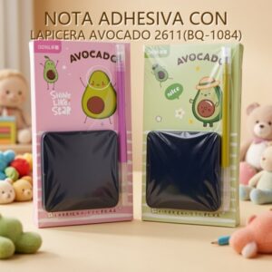 NOTA ADHESIVA CON LAPICERA AVOCADO 2611(BQ-1084)