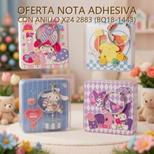 NOTA ADHESIVA CON ANILLO X24 2883 (BQ18-1443)
