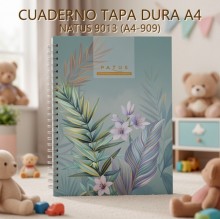 CUADERNO TAPA DURA A4 NATUS 9013 (A4-909)