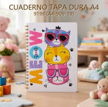 CUADERNO TAPA DURA A4 9198 (A4-909-19)
