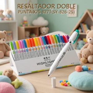 RESALTADOR DOBLE PUNTA X25 8271(SY-826-25)
