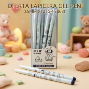 LAPICERA GEL PEN 0.5MM X12 (GP-7868)