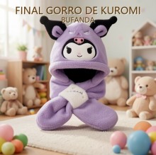 FINAL GORRO DE KUROMI BUFANDA