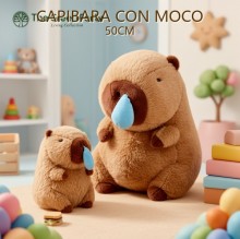 CAPIBARA CON MOCO 50CM
