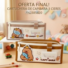 CARTUCHERA DE CAPYBARA 3 CIERES FN2385620