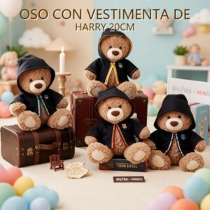 OSO CON VESTIMENTA DE HARRY 20CM