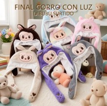 GORRO CON LUZ LABUBU SURTIDO