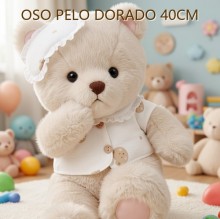 OSO PELO DORADO 40CM