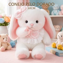 CONEJO PELO DORADO 50CM