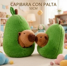 CAPIBARA CON PALTA 50CM