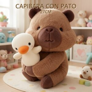 CAPIBARA CON PATO 27CM