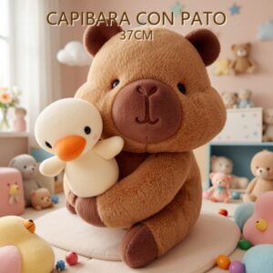 CAPIBARA CON PATO 37CM