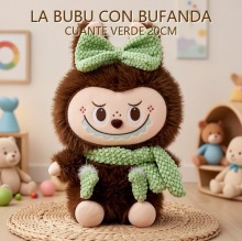 LA BUBU CON BUFANDA CUANTE VERDE 20CM