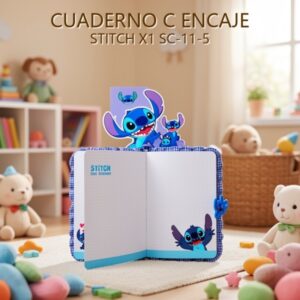 CUADERNO C ENCAJE STITCH X1 SC-11-5