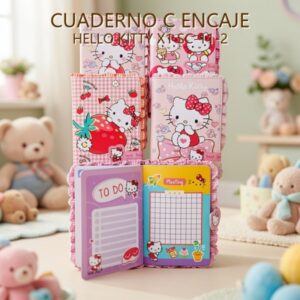 CUADERNO C ENCAJE HELLO KITTY X1 SC-11-2
