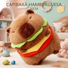 CAPIBARA HAMBURGUESA 30CM