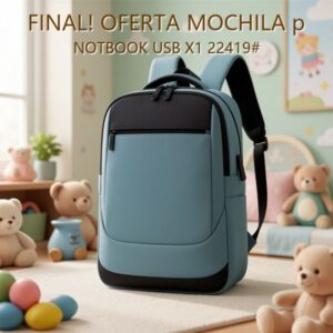 MOCHILA p NOTBOOK USB X1 22419#