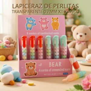 LAPICERAZ DE PERLITAS TRANSPARENTE 0.7MM X1 7399(2)