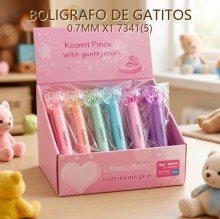 BOLIGRAFO DE GATITOS 0.7MM X1 7341(5)
