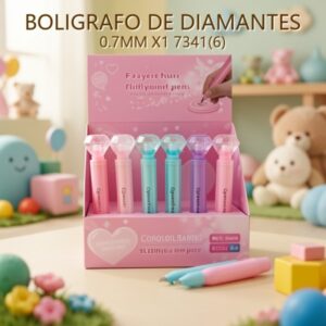 BOLIGRAFO DE DIAMANTES 0.7MM X1 7341(6)