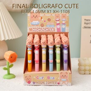 BOLIGRAFO CUTE BEAR 1.0MM X1 XH-1108
