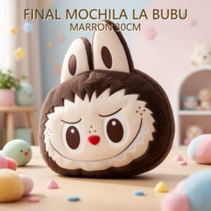 MOCHILA LA BUBU MARRON 30CM
