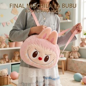MOCHILA LA BUBU ROSA CLARO 30CM