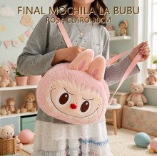 MOCHILA LA BUBU ROSA CLARO 30CM