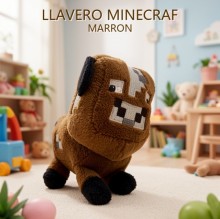 LLAVERO MINECRAF MARRON
