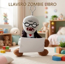 LLAVERO ZOMBIE LIBRO
