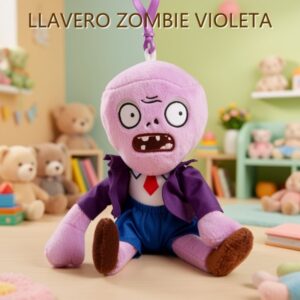 LLAVERO ZOMBIE VIOLETA