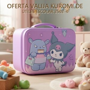 VALIJA KUROMI DE UTILES ESCOLAR 2502-4