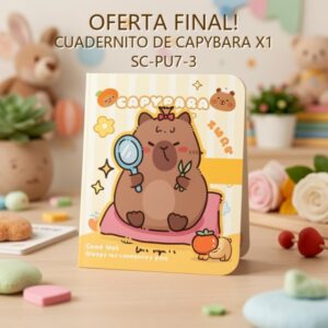 CUADERNITO DE CAPYBARA X1 SC-PU7-3