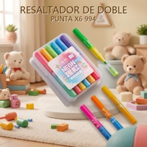 RESALTADOR DE DOBLE PUNTA X6 994
