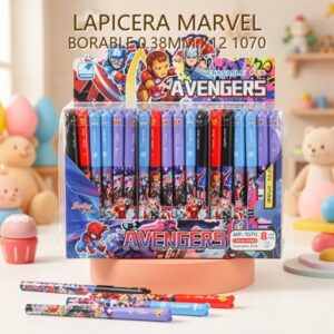 LAPICERA MARVEL BORABLE 0.38MM X12 1070