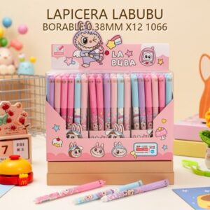 LAPICERA LABUBU BORABLE 0.38MM X12 1066