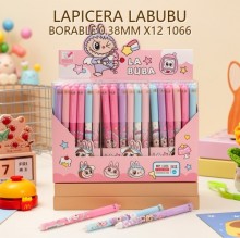 LAPICERA LABUBU BORABLE 0.38MM X12 1066