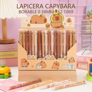 LAPICERA CAPYBARA BORABLE 0.38MM X12 1069