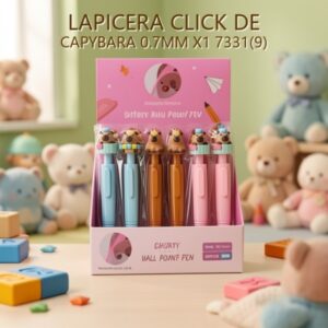 LAPICERA CLICK DE CAPYBARA 0.7MM X1 7331(9)