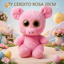 TY CERDITO ROSA 20CM