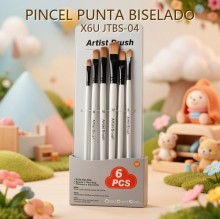 PINCEL PUNTA BISELADO X6U JTBS-04