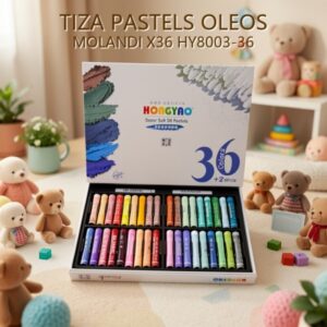 TIZA PASTELS OLEOS MOLANDI X36 HY8003-36