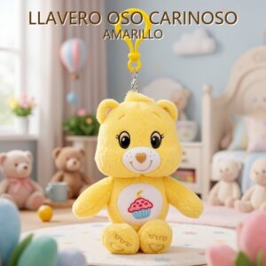 LLAVERO OSO CARINOSO AMARILLO
