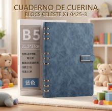 CUADERNO DE CUERINA BLOCS CELESTE X1 0425-3