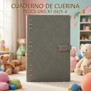 CUADERNO DE CUERINA BLOCS GRIS X1 0425-6