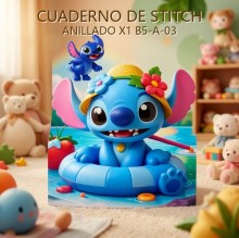 CUADERNO DE STITCH ANILLADO X1 B5-A-03
